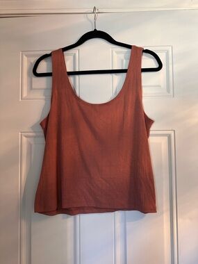 Danskin Ribbed Lounge Set- Rusty Terracotta